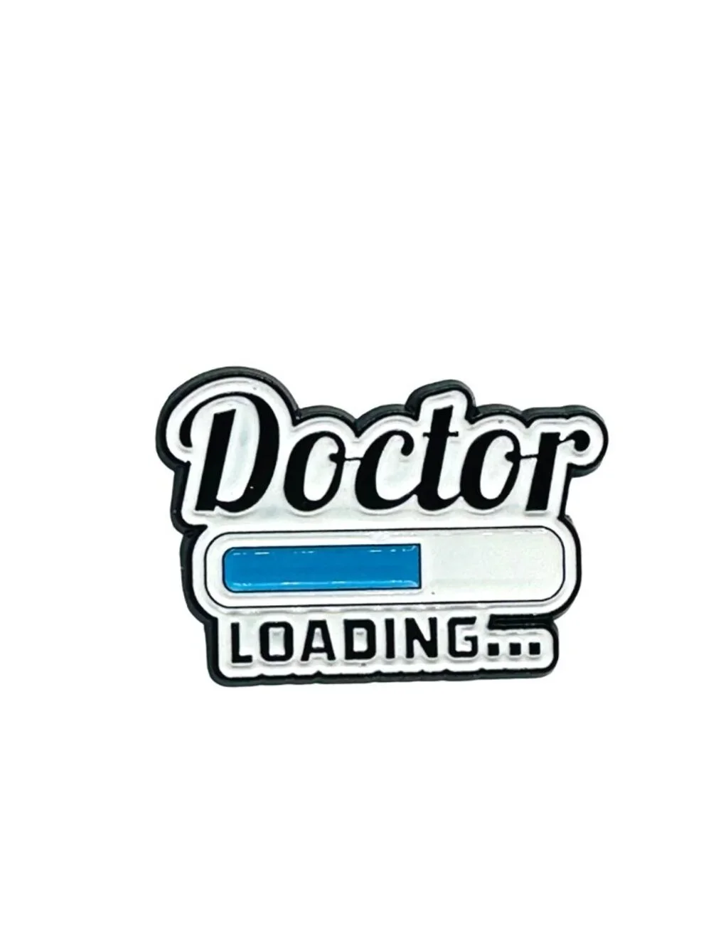 ❤️New Oz Enamel Pin Doctor Loading... Medical Themed Brooch White medical gift